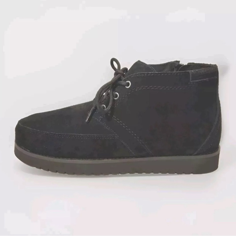 Koolaburra by UGG Men's Asaiah Chukka Boots Black Leather Men’s Size 9US 8UK NEW